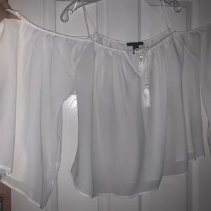 Forever21 flowy white top